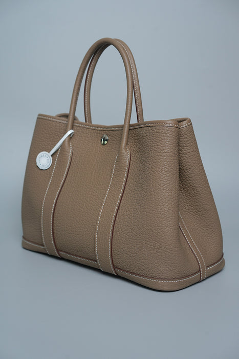 Hermes Garden Party 30 in Etoupe Phw (Brand New)