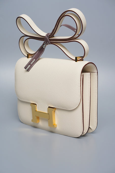 Hermes Constance 18 in Nata Epsom Ghw