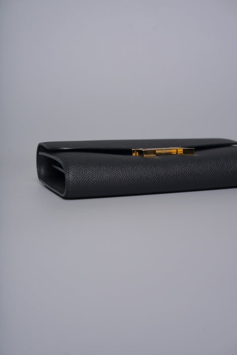 Hermes Constance To Go in Noir Epsom Ghw (Brand New)