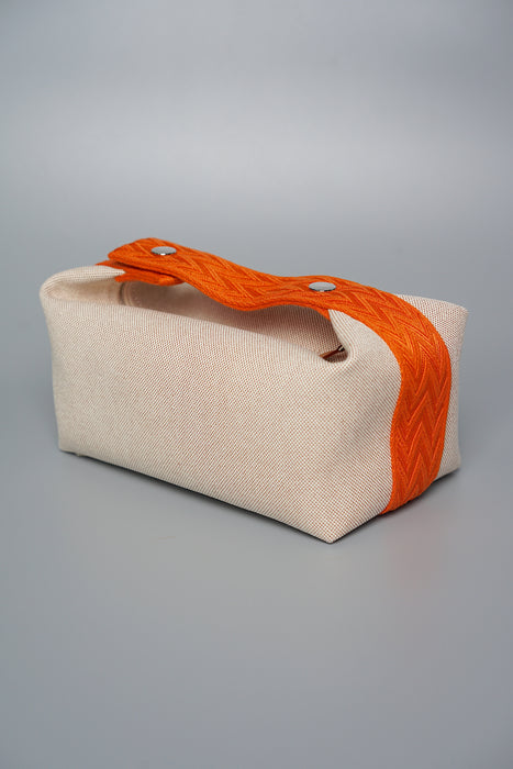 Hermes Orange Bride a Brac PM Vanity Cosmetic Bag NEW/UNUSED Shipping From  Japan