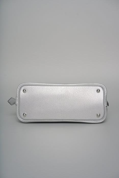 Hermes Mini Bolide in Argente Chevre Phw