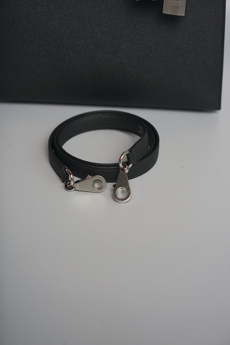 Hermes Kelly 25 Sellier in Black Epsom Phw (Brand New)