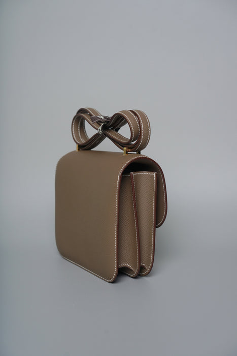 Hermes Constance 18 in Etoupe Epsom Ghw (Brand New)