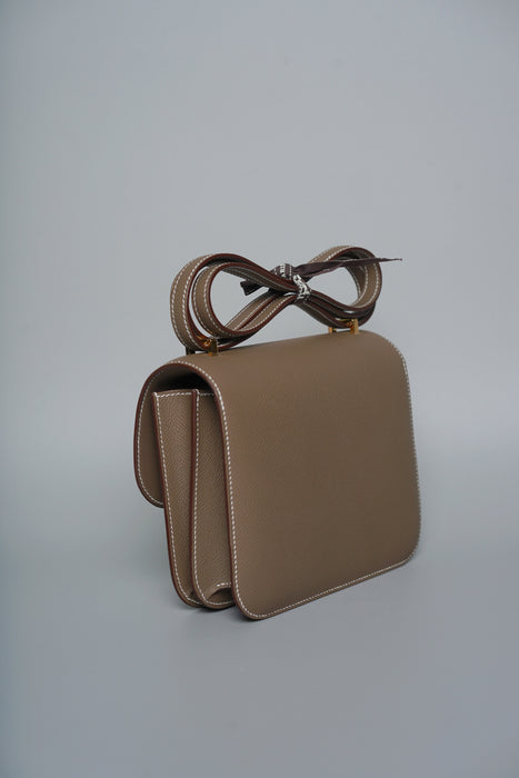 Hermes Constance 18 in Etoupe Epsom Ghw (Brand New)