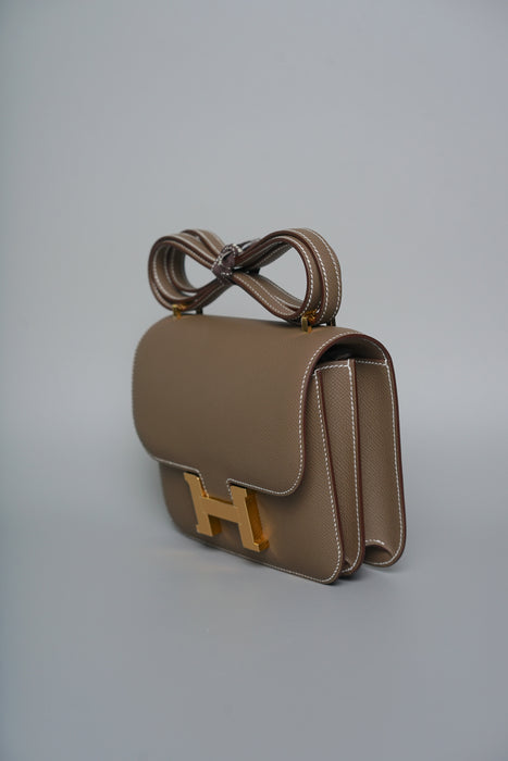 Hermes Constance 18 in Etoupe Epsom Ghw (Brand New)