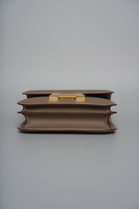 Hermes Constance 18 in Etoupe Epsom Ghw (Brand New)