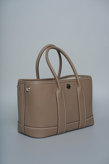 Hermes Mini Garden Party 23 in Etoupe Togo Phw (Brand New)