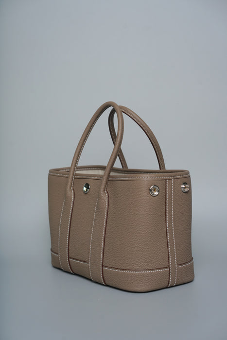 Hermes Mini Garden Party 23 in Etoupe Togo Phw (Brand New)