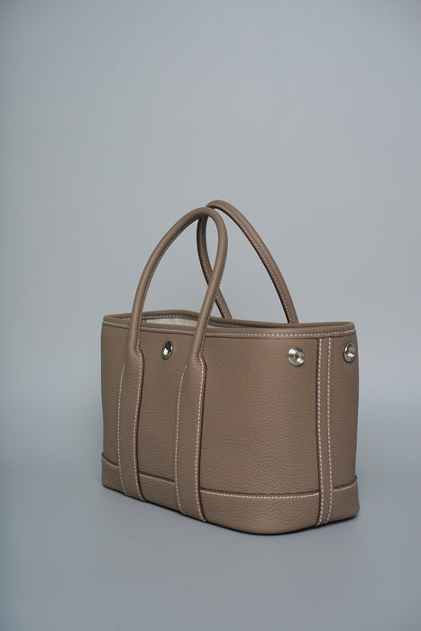 Hermes Mini Garden Party 23 in Etoupe Togo Phw (Brand New)