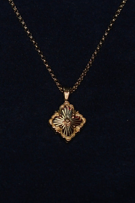 Buccellati Opera Tulle Pendant in Yellow Gold (Brand New)