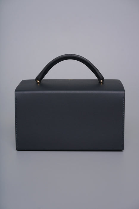 Hermes Petit H Minaudiere in Blue Sapphire / Vert Bosphore Ghw (Brand New)