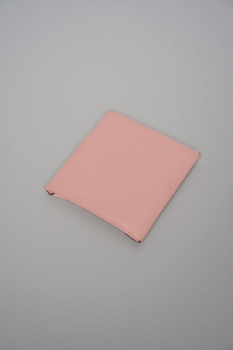 Hermes Bastia Coin Pouch in Rose Sakura