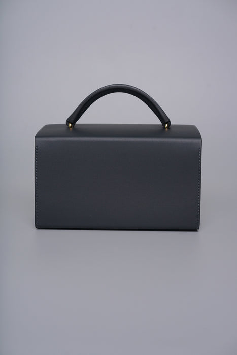 Hermes Petit H Minaudiere in Blue Sapphire / Vert Bosphore Ghw (Brand New)