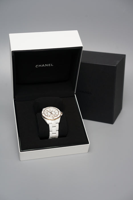 Chanel J12 Calibre 12.1 38MM in White / Yellow Gold