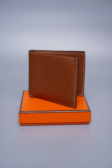 Hermes MC2 Copernic Wallet in Miel Epsom