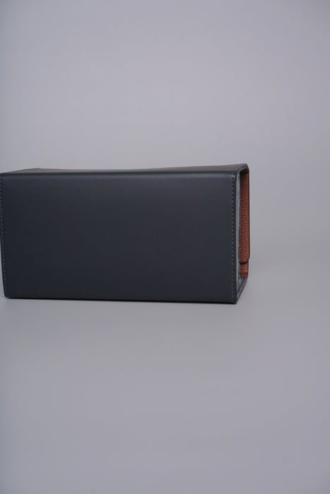 Hermes Petit H Minaudiere in Blue Sapphire / Vert Bosphore Ghw (Brand New)