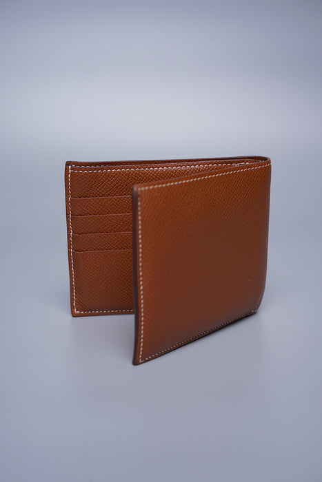 Hermes MC2 Copernic Wallet in Miel Epsom