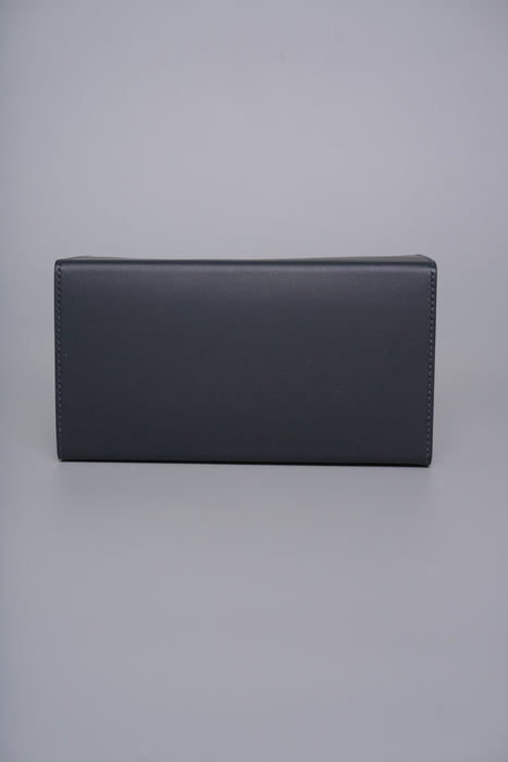 Hermes Petit H Minaudiere in Blue Sapphire / Vert Bosphore Ghw (Brand New)