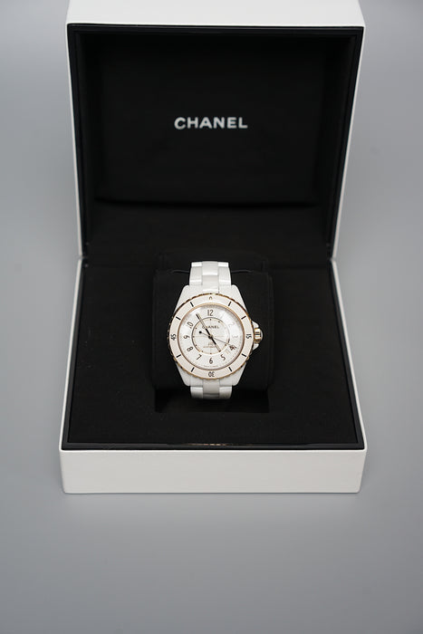 Chanel J12 Calibre 12.1 38MM in White / Yellow Gold