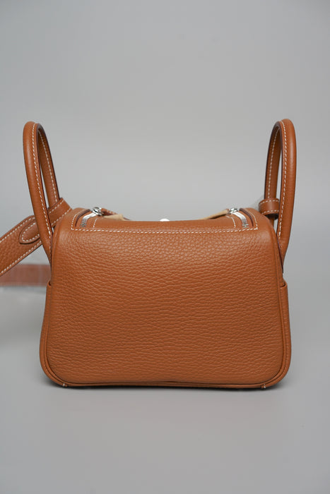 Hermes Mini Lindy in Gold Phw (Brand New)