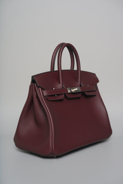 Hermes Birkin 25 in Prune Swift Phw (Brand New)