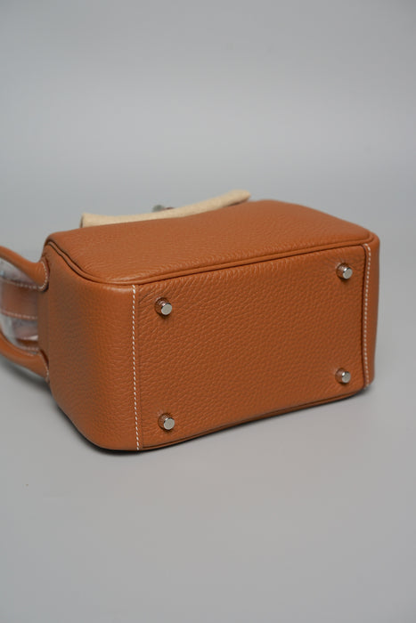 Hermes Mini Lindy in Gold Phw (Brand New)