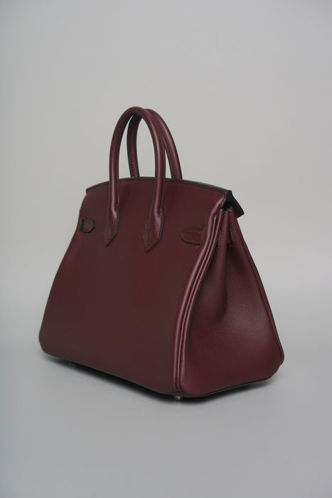 Hermes Birkin 25 in Prune Swift Phw (Brand New)