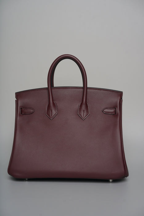 Hermes Birkin 25 in Prune Swift Phw (Brand New)