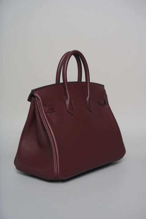 Hermes Birkin 25 in Prune Swift Phw (Brand New)