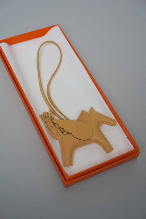 Hermes Pegase PM Charm in Paille (Brand New)
