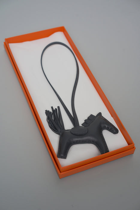 Hermes Rodeo Charm PM in Ardoise (Brand New)