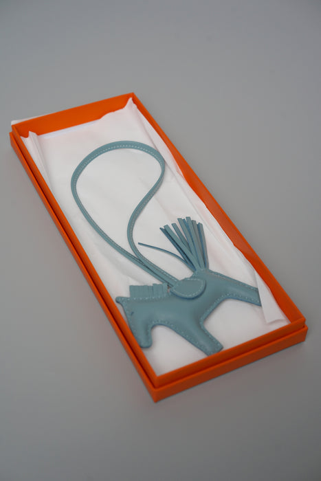 Hermes Rodeo Charm PM in Ciel (Brand New)