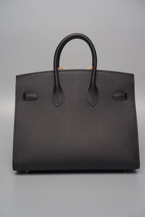 Hermes Birkin 25 Sellier in Black Ghw (Brand New)