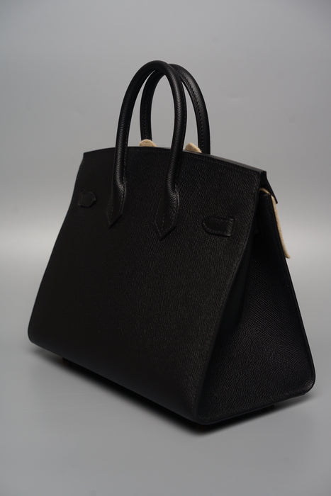 Hermes Birkin 25 Sellier in Black Ghw (Brand New)