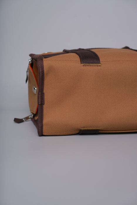 Hermes Carrying Bag for Dogs in Fauve / Feu interior (Brand New)
