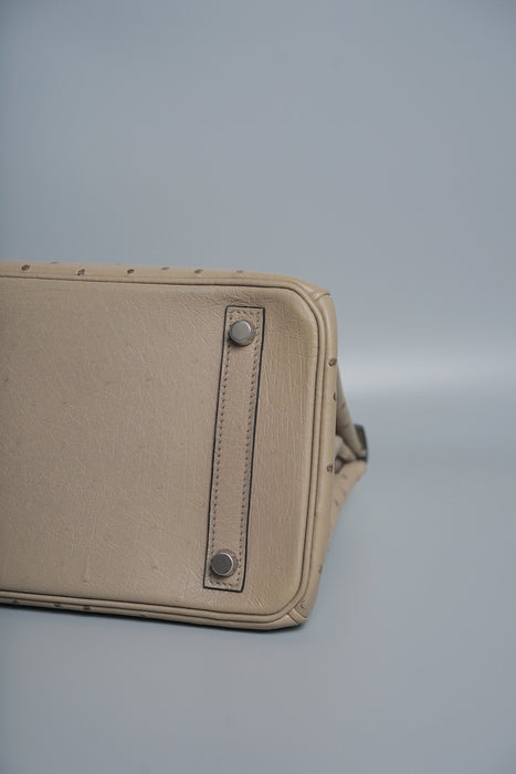 Hermes Birkin 30 in Mousse Ostrich Phw