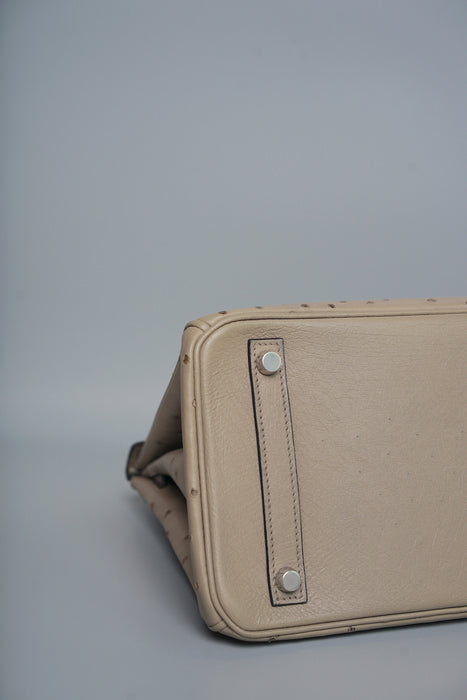 Hermes Birkin 30 in Mousse Ostrich Phw