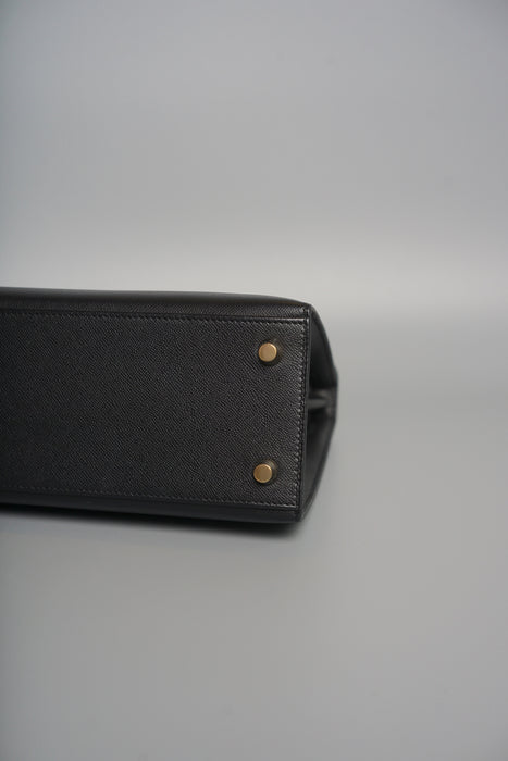 Hermes Kelly 25 Touch in Black Madame Shiny Alligator Ghw (Brand New)