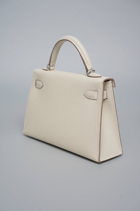 Hermes Kelly II Sellier 20 in Electrum Craie (Brand New)