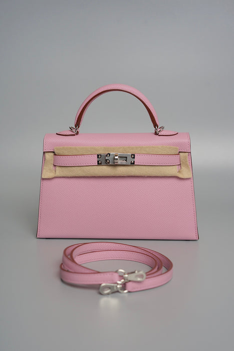 Hermes Kelly 20 in Mauve Sylvester Phw (Brand New)