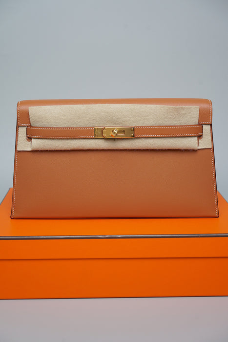 Hermes Kelly Elan in Gold Madame Ghw (Brand New)