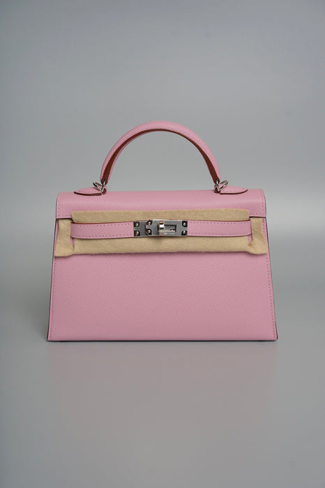 Hermes Kelly 20 in Mauve Sylvester Phw (Brand New)
