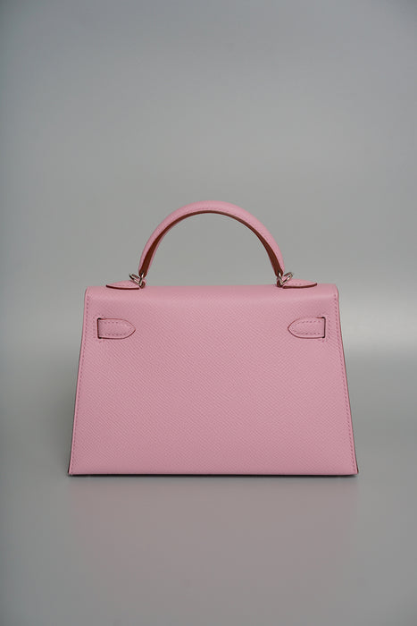 Hermes Kelly 20 in Mauve Sylvester Phw (Brand New)