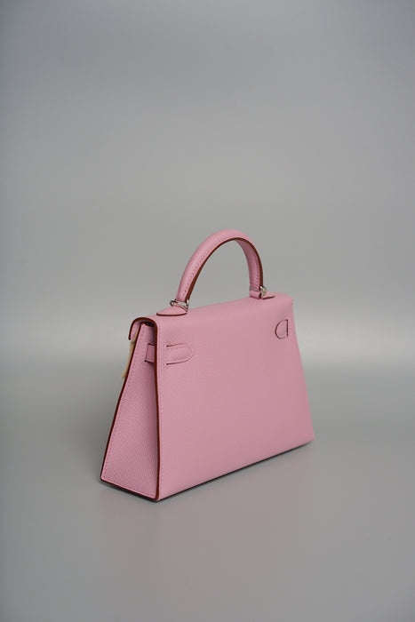 Hermes Kelly 20 in Mauve Sylvester Phw (Brand New)