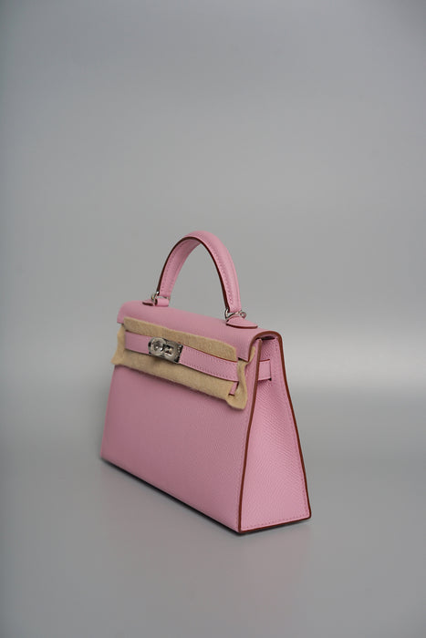 Hermes Kelly 20 in Mauve Sylvester Phw (Brand New)