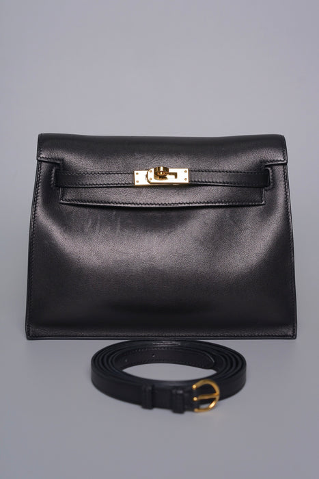 Hermes Kelly Danse in Noir Volupto Ghw