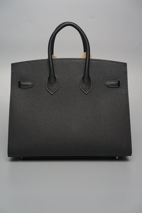 Hermes Birkin 25 Sellier in Black Epsom Ghw (Brand New)