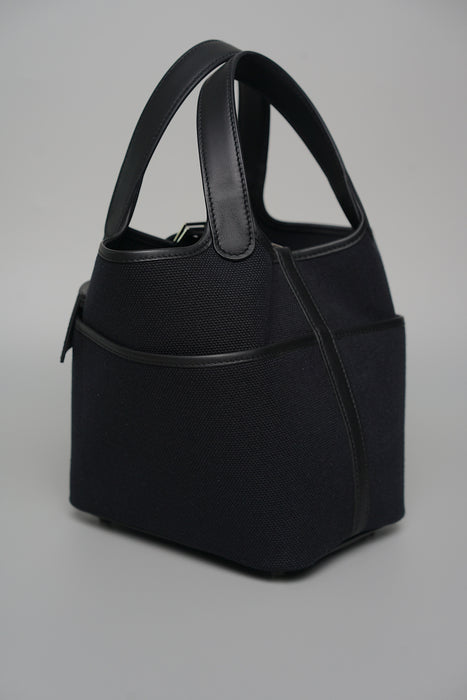 Hermes Cargo Picotin 18 in Black Phw (Brand New)