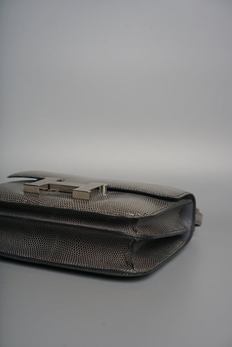 Hermes Constance 18 in Ardoise Lizard Phw