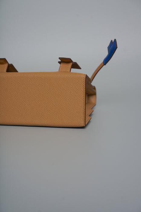 Hermes Kelly Picto in Biscuit / Mauve Pale / Rose Texas Phw (Brand New)